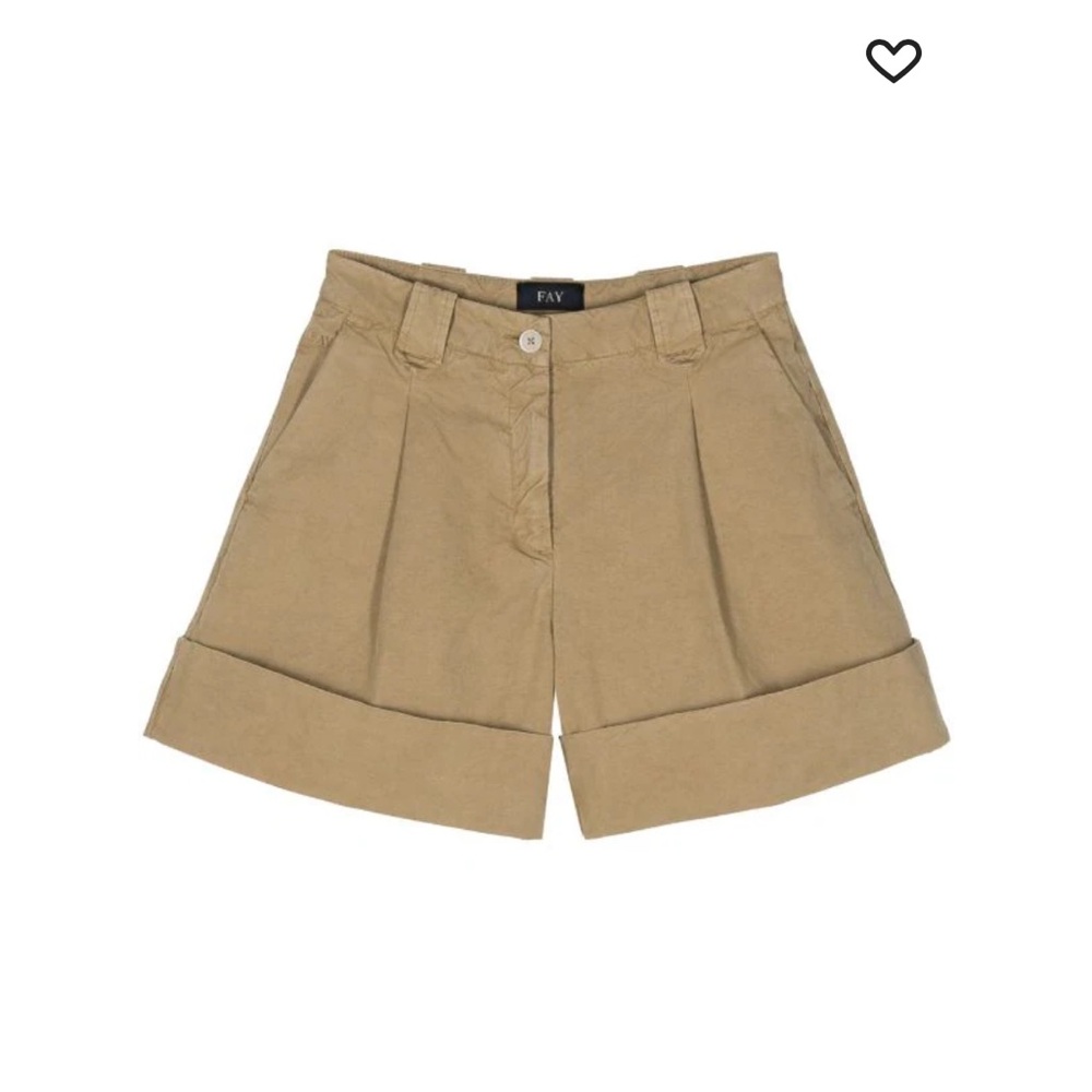 Fay turn-up hem shorts